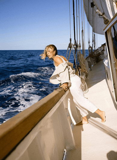 Yacht representing integrity